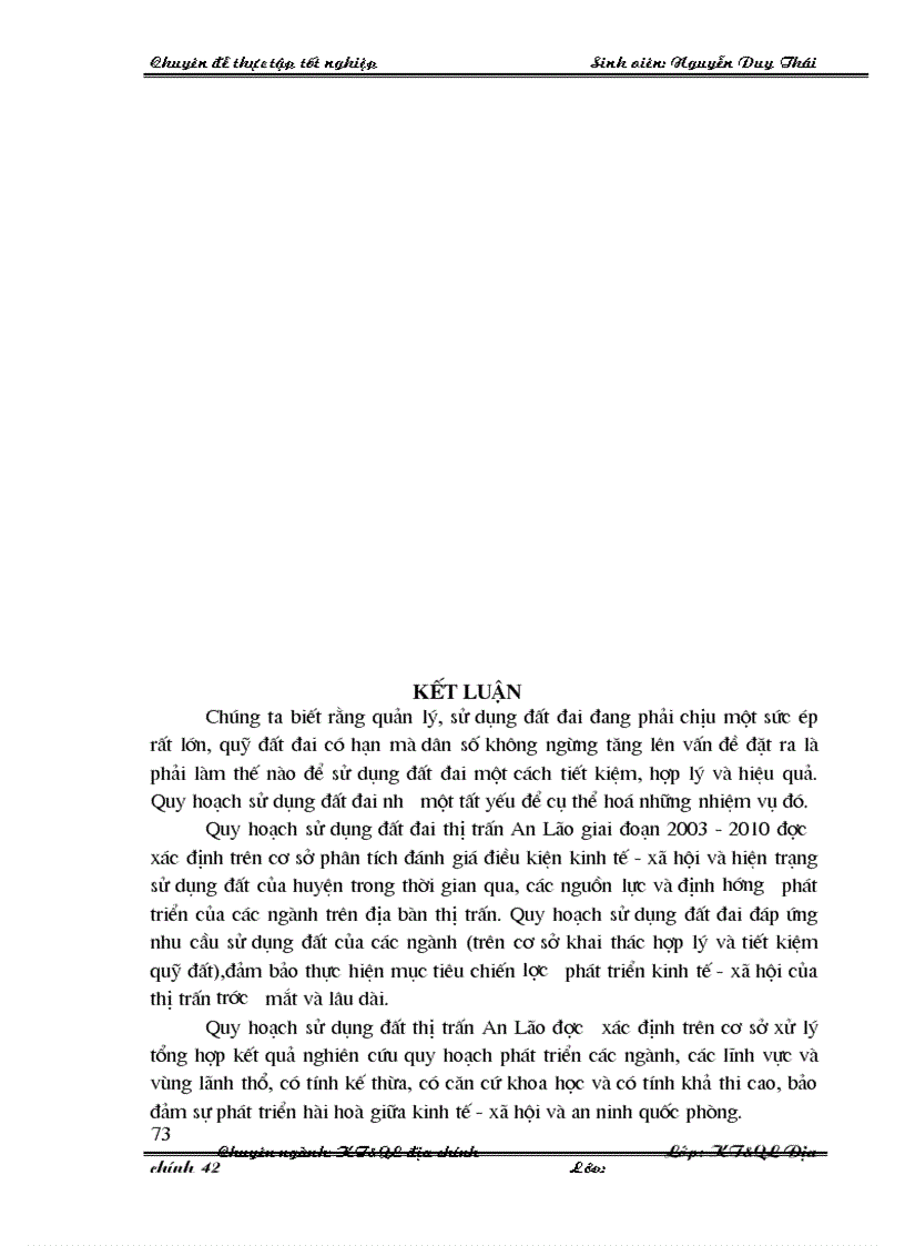image for page Quy hoạch sử dụng đất thị trấn An Lão huyện An Lão thành phố Hải Phòng giai đoạn 2003 2010