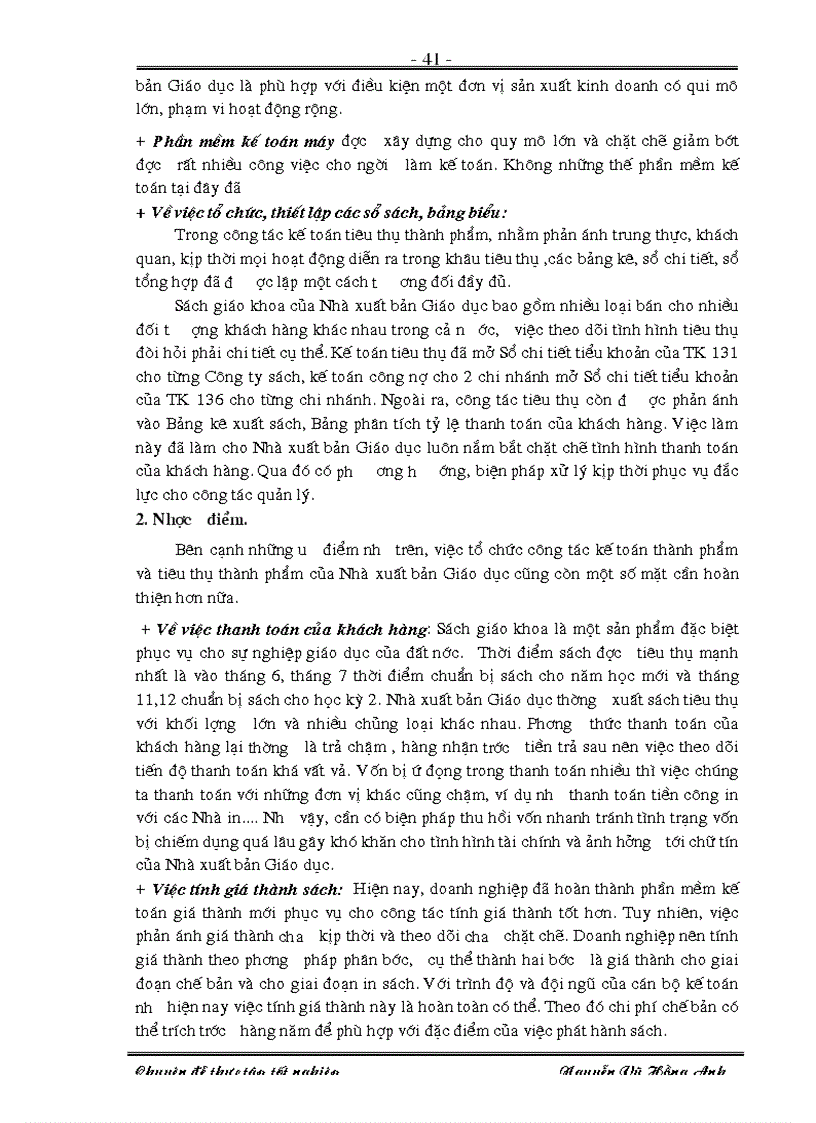 image for page Hoàn thiện công tác kế toán thành phẩm tiêu thụ thành phẩm và xác định kết quả tiêu thụ thành phẩm với việc nâng cao lợi nhuận tiêu thụ sản phẩm tại Nhà xuất bản Giáo dục