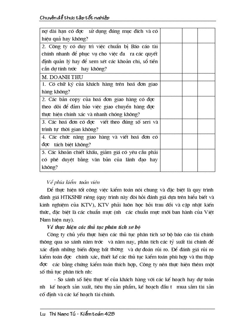 image for page Đánh giá hệ thống kiểm soát nội bộ trong kiểm toán Báo cáo tài chính tại chi nhánh Công ty Kiểm toán và Tư vấn tài chính kế toán Sài Gòn AFC