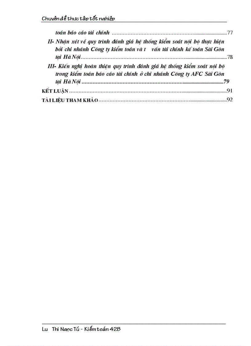 image for page Đánh giá hệ thống kiểm soát nội bộ trong kiểm toán Báo cáo tài chính tại chi nhánh Công ty Kiểm toán và Tư vấn tài chính kế toán Sài Gòn AFC