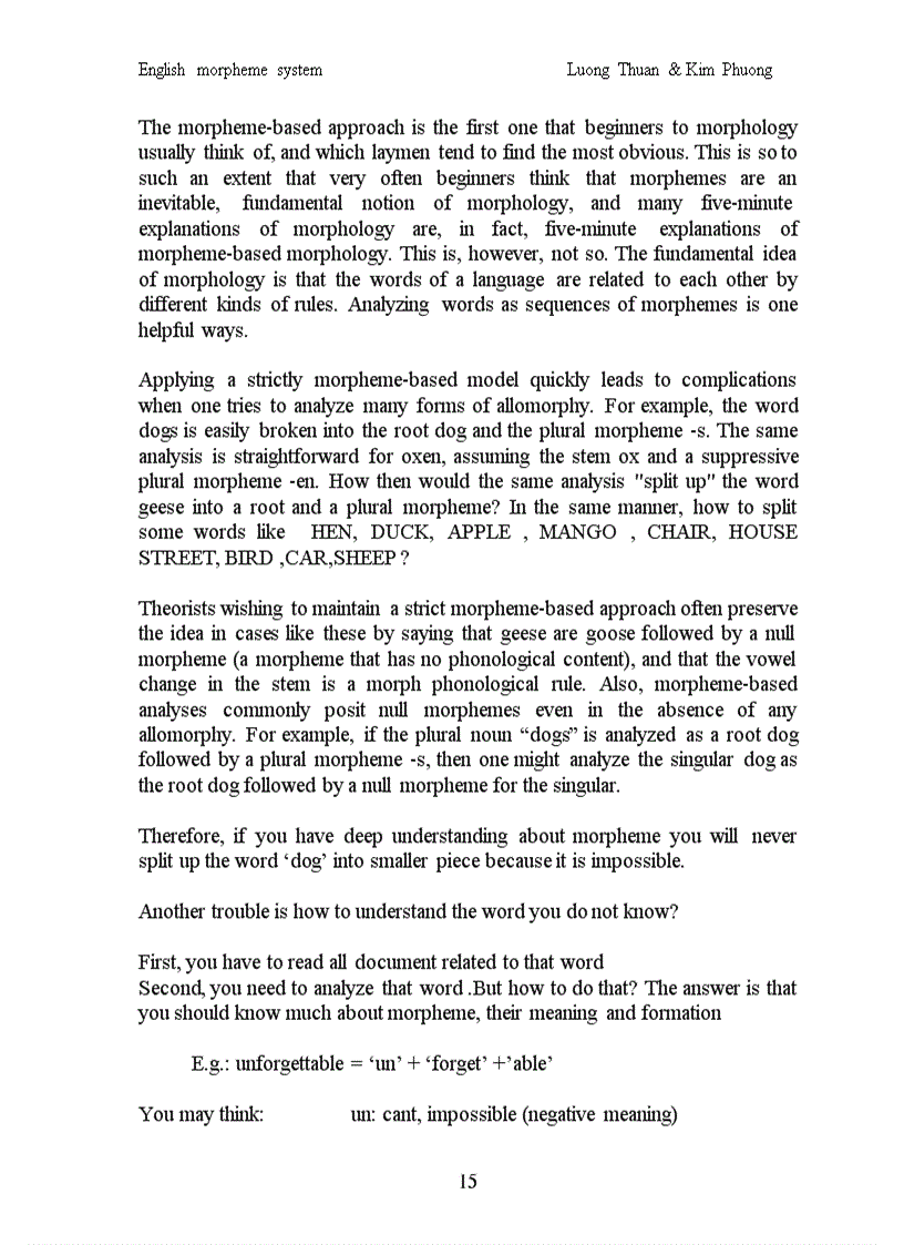 image for page Acomparison between English and Vietnamese morpheme system