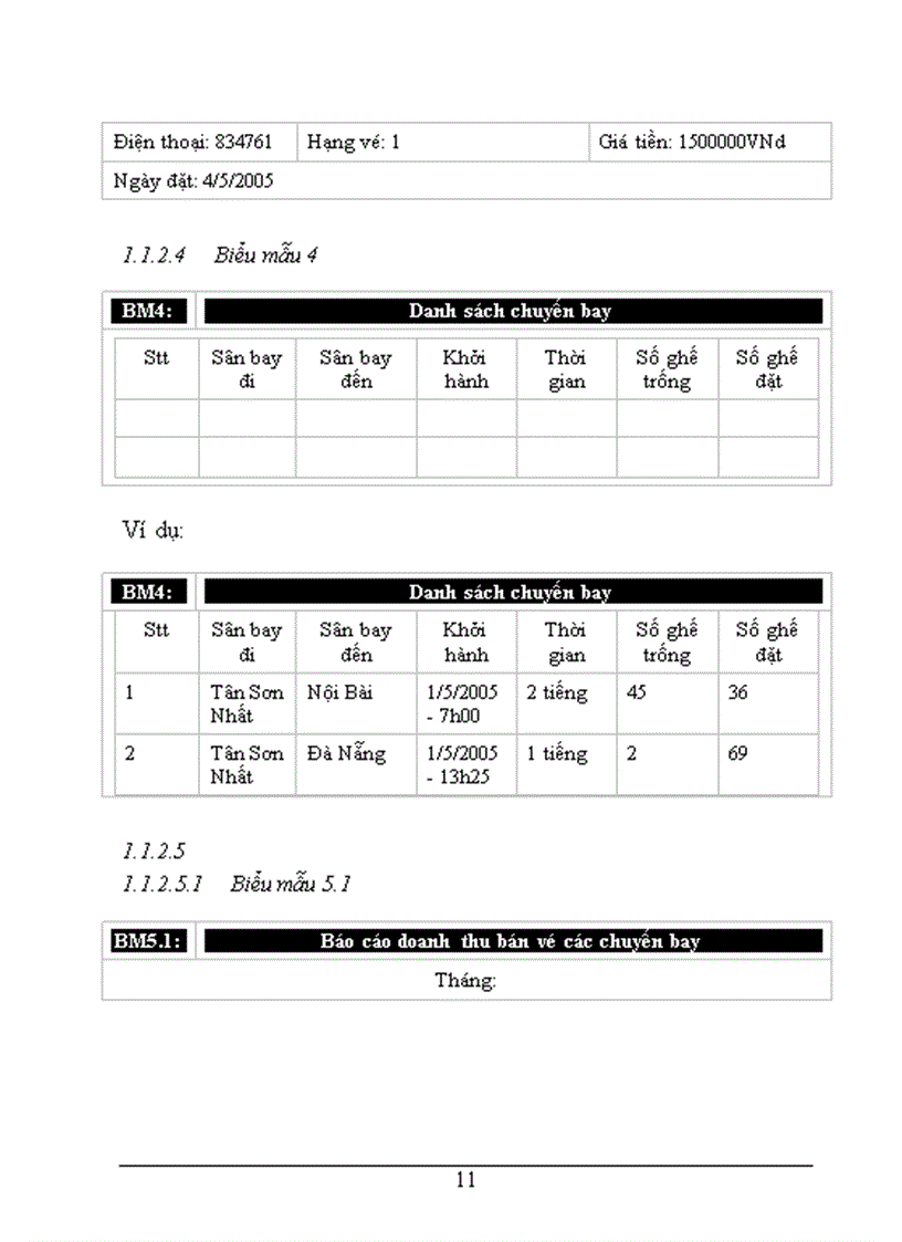 image for page Đề Tài Quản Lý Bán Vé Máy Bay