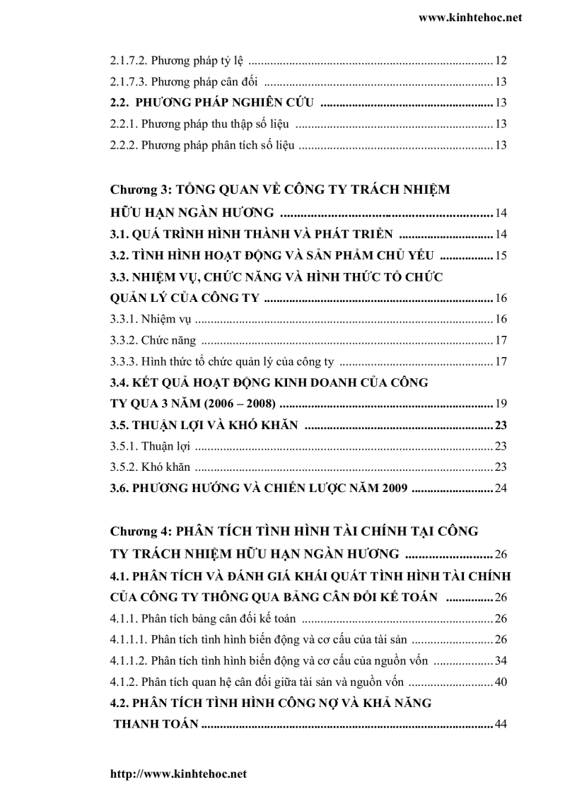 image for page Phân tích tình hình tài chính tại công ty trách nhiệm hữu hạn Ngàn Hương Cân Thơ