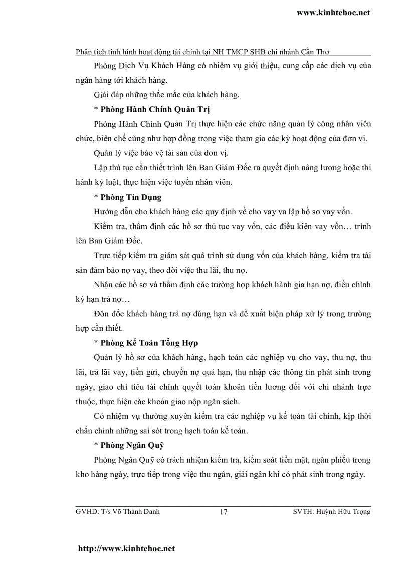 image for page Phân tích tình hình hoạt động tín dụng của ngân hàng thương mại cổ phần Sài Gòn Hà Nội SHB chi nhánh Cần Thơ