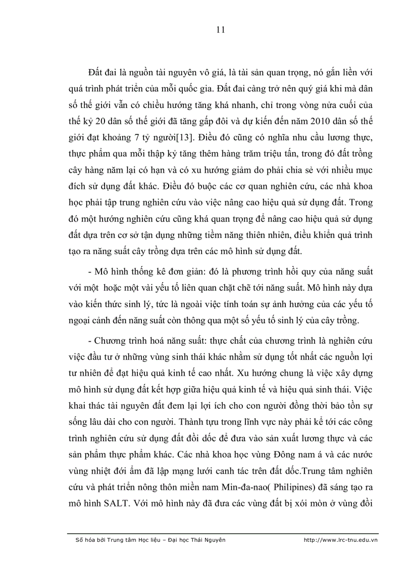 image for page Đánh giá ảnh hưởng của việc sử dụng các nguồn lực tự nhiên trong hộ gia đình tới thu nhập và an toàn lương thực của hộ nông dân huyện Định Hoá tỉnh Thái Nguyên