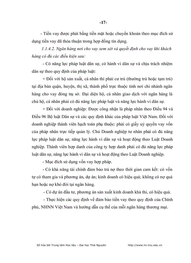 image for page Nâng cao ch ất lượng tín dụng Ngân hàng Nông nghiệp và Phát triển Nông thôn huyện Phú Bình