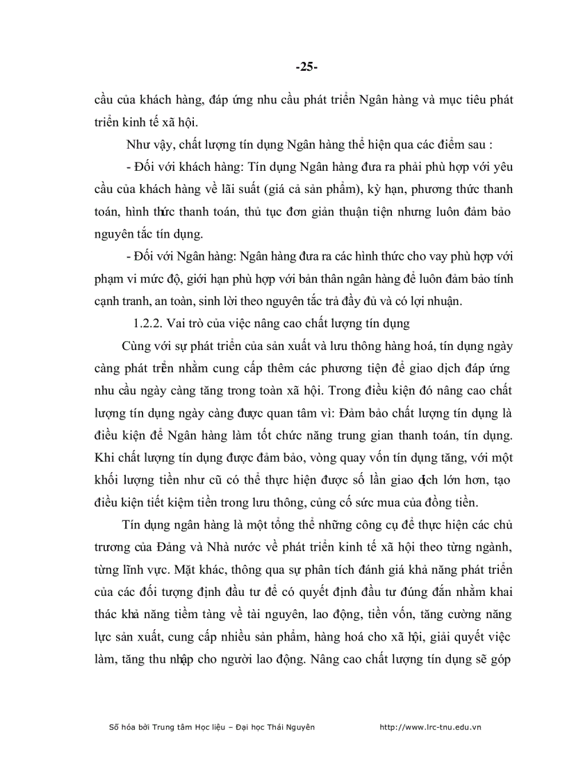image for page Nâng cao ch ất lượng tín dụng Ngân hàng Nông nghiệp và Phát triển Nông thôn huyện Phú Bình