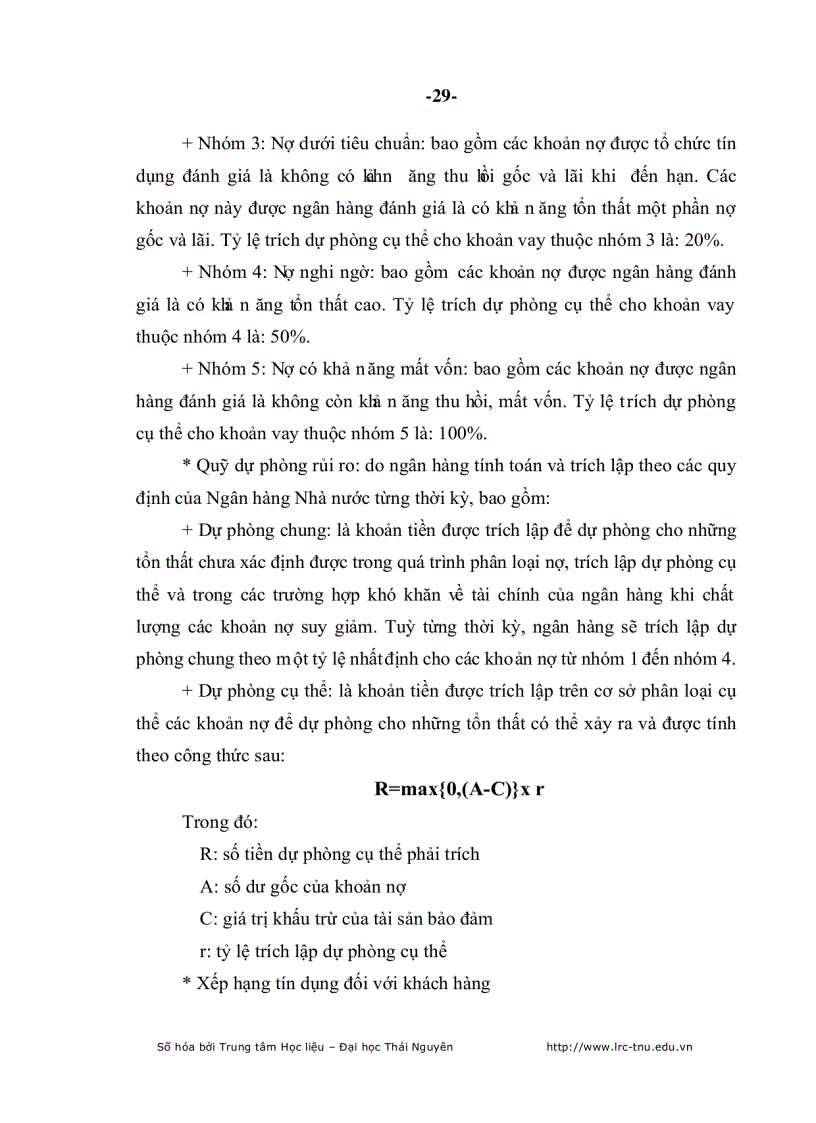 image for page Nâng cao ch ất lượng tín dụng Ngân hàng Nông nghiệp và Phát triển Nông thôn huyện Phú Bình