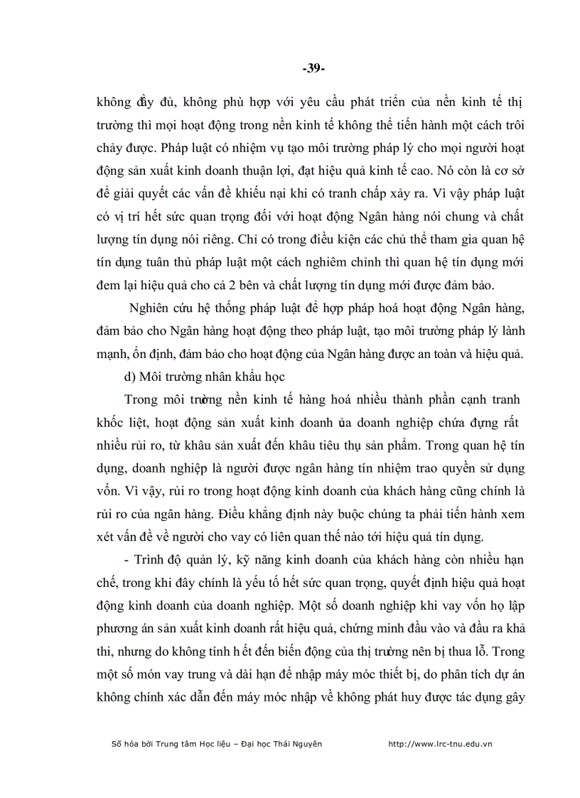 image for page Nâng cao ch ất lượng tín dụng Ngân hàng Nông nghiệp và Phát triển Nông thôn huyện Phú Bình