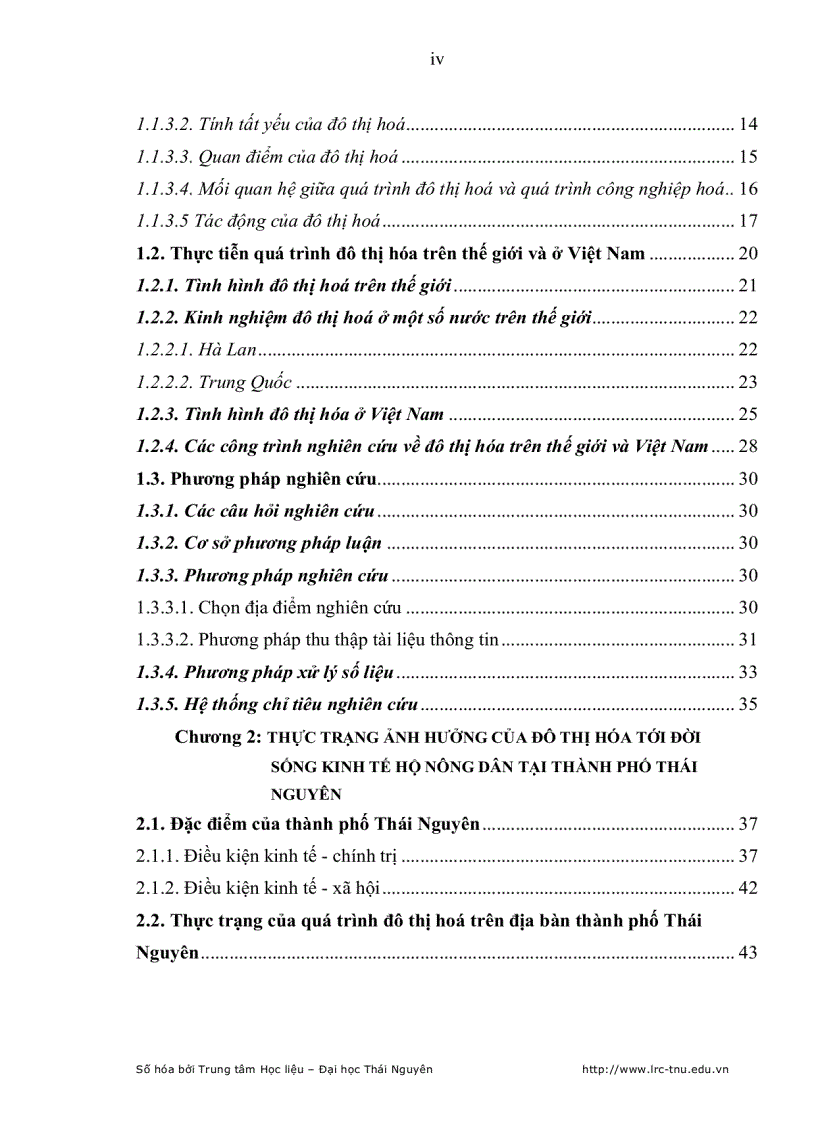 image for page Ảnh hưởng của xu hướng đô thị hoá đối với kinh tế hộ nông dân trên địa bàn thành phố Thái Nguyên