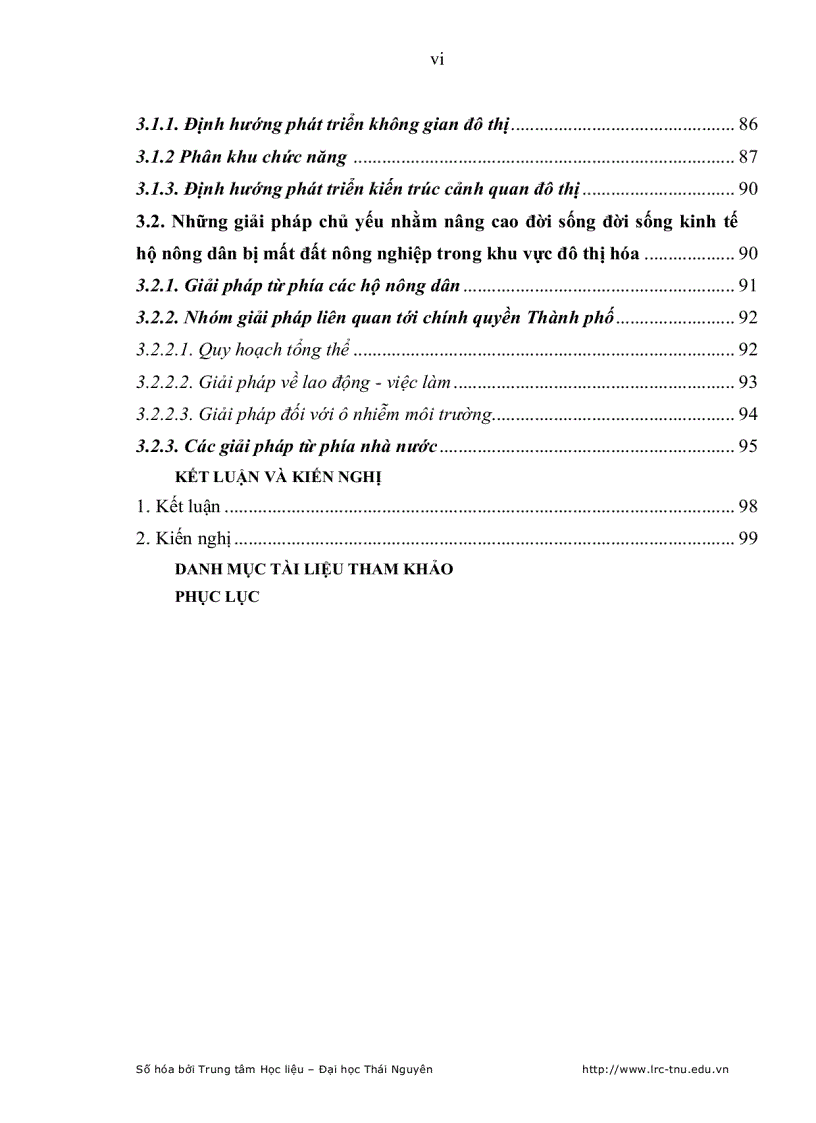 image for page Ảnh hưởng của xu hướng đô thị hoá đối với kinh tế hộ nông dân trên địa bàn thành phố Thái Nguyên