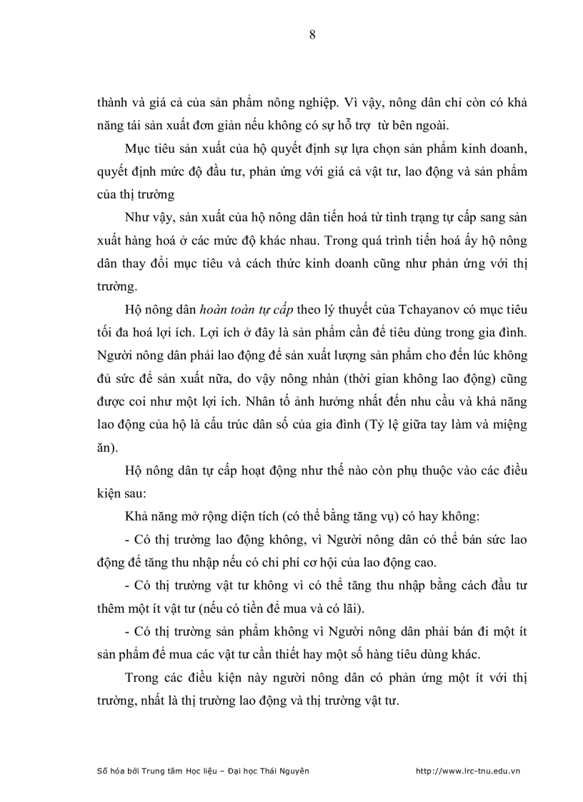 image for page Ảnh hưởng của xu hướng đô thị hoá đối với kinh tế hộ nông dân trên địa bàn thành phố Thái Nguyên