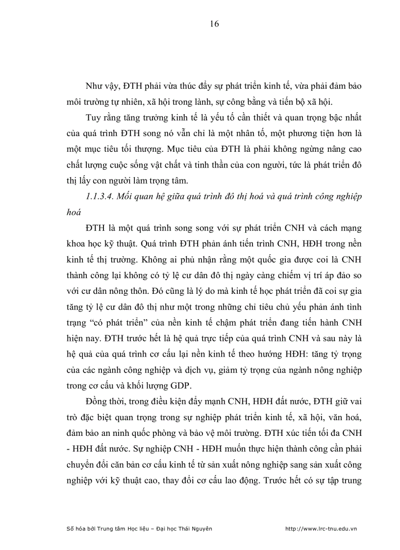 image for page Ảnh hưởng của xu hướng đô thị hoá đối với kinh tế hộ nông dân trên địa bàn thành phố Thái Nguyên