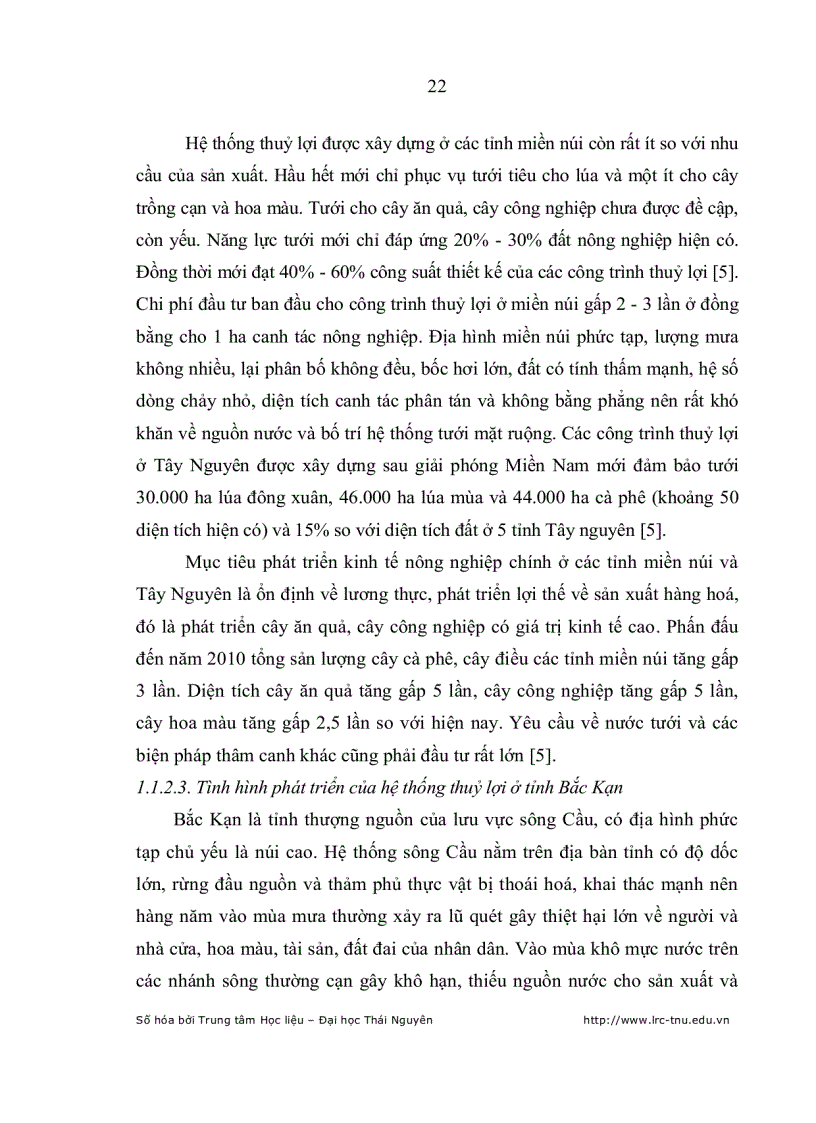 image for page Ảnh hưởng của việc tiếp cận nguồn nước đến thu nhập của hộ nông dân xã Tân Lập huyện Chợ Đồn Bắc Kạn