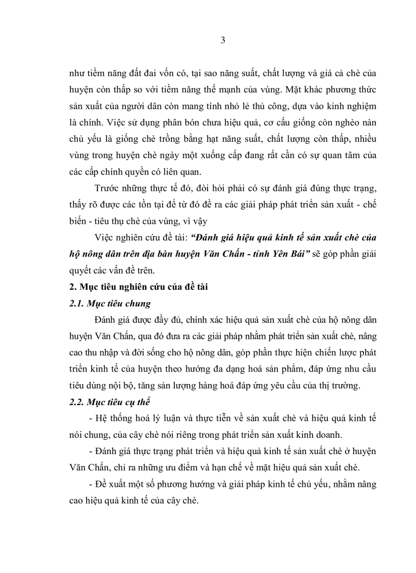 image for page Đánh giá hiệu quả kinh tế sản xuất chè của hộ nông dân trên địa bàn huyện Văn Chấn tỉnh Yên Bái