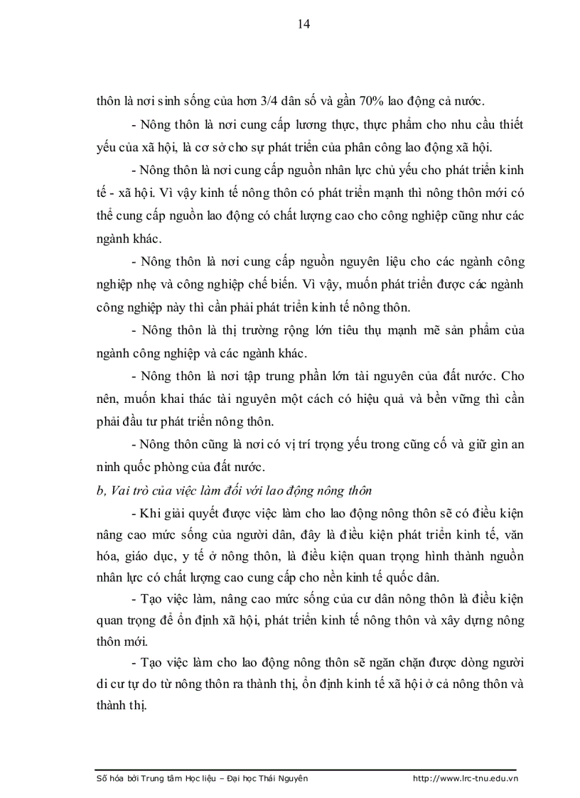 image for page Giải pháp chủ yếu nhằm đáp ứng nhu cầu việc làm của lao động nông thôn huyện Phú Lương tỉnh Thái Nguyên