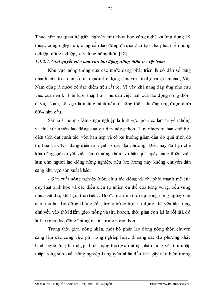 image for page Giải pháp chủ yếu nhằm đáp ứng nhu cầu việc làm của lao động nông thôn huyện Phú Lương tỉnh Thái Nguyên