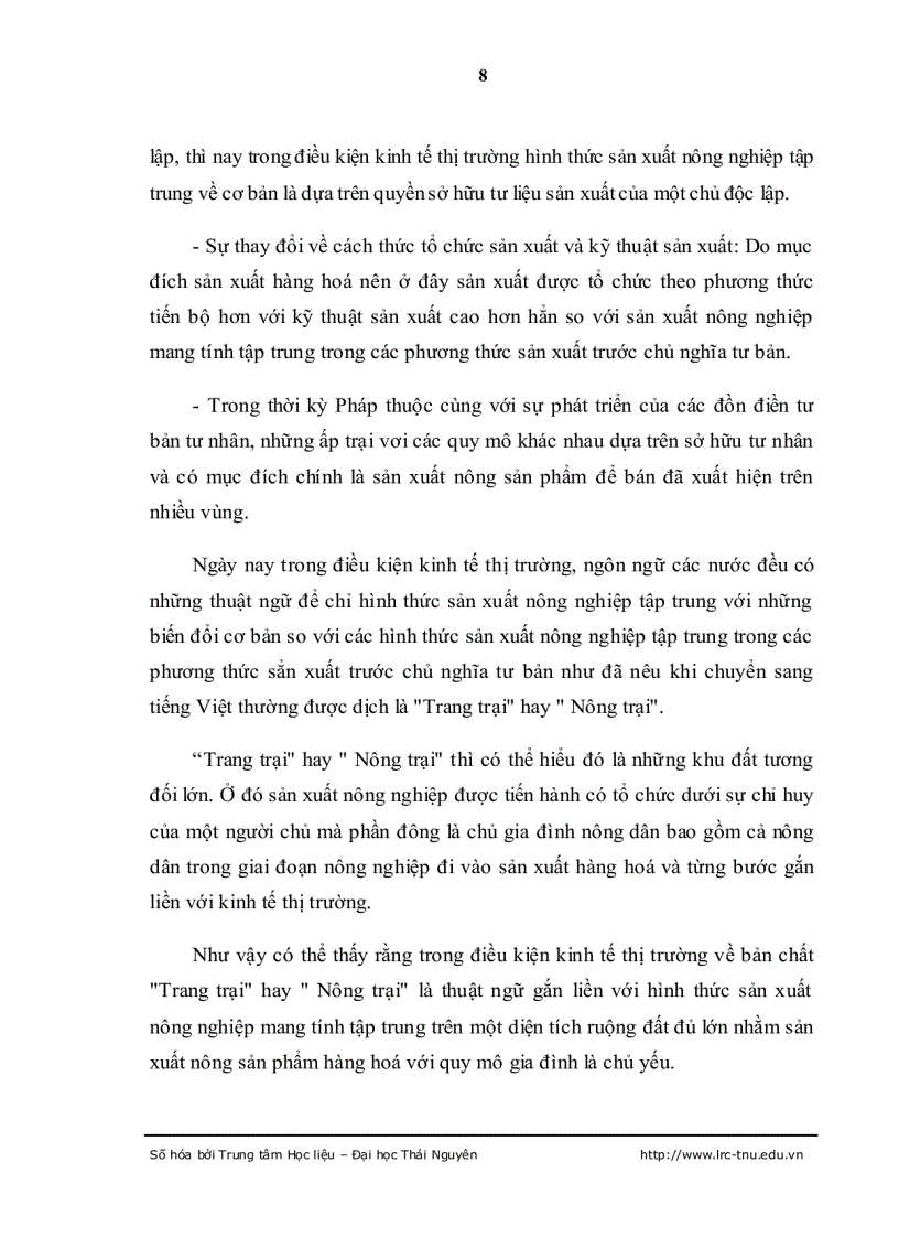 image for page Nghiên cứu các giải pháp phát triển kinh tế trang trại huyện Đại Từ Thái Nguyên đến năm 2010