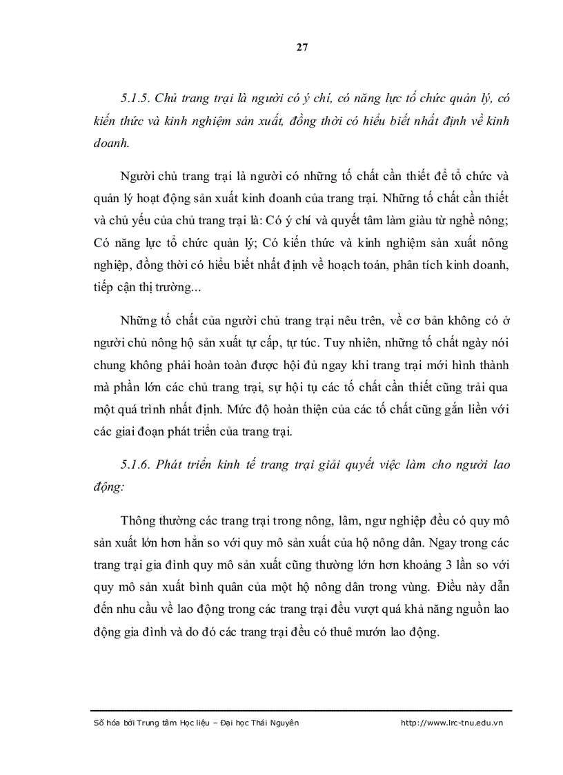 image for page Nghiên cứu các giải pháp phát triển kinh tế trang trại huyện Đại Từ Thái Nguyên đến năm 2010