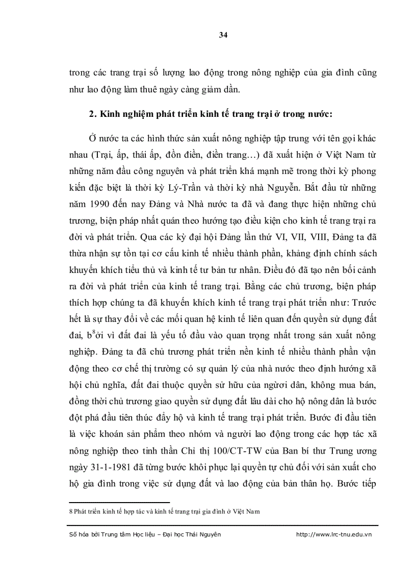 image for page Nghiên cứu các giải pháp phát triển kinh tế trang trại huyện Đại Từ Thái Nguyên đến năm 2010