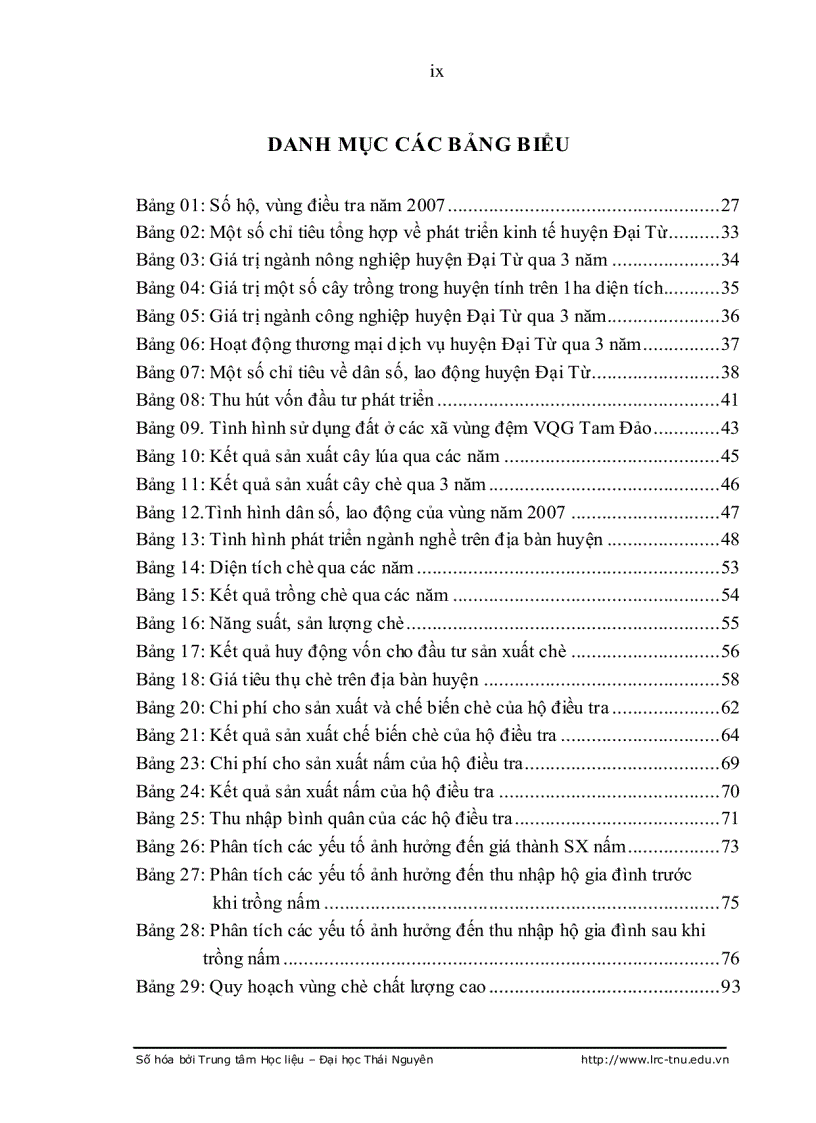 image for page Xây dựng mô hình làng nghề khu du lịch sinh thái gắn liền với phát triển nông thôn bền vững tại các xã vùng đệm Vườn quốc gia Tam Đảo thuộc huyện Đại Từ tỉnh Thái Nguyên