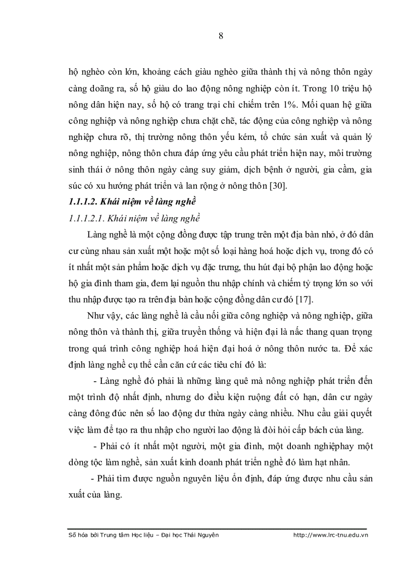 image for page Xây dựng mô hình làng nghề khu du lịch sinh thái gắn liền với phát triển nông thôn bền vững tại các xã vùng đệm Vườn quốc gia Tam Đảo thuộc huyện Đại Từ tỉnh Thái Nguyên