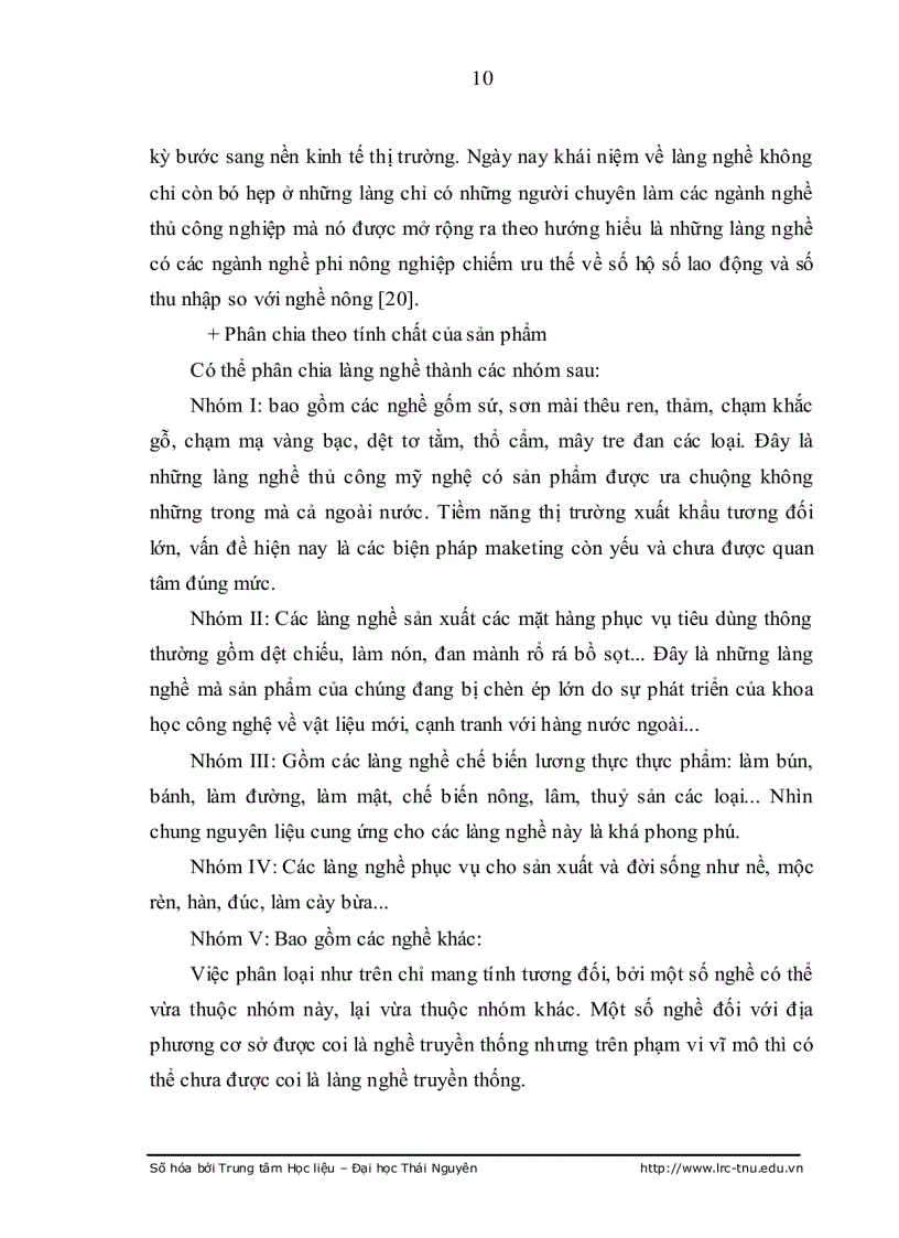 image for page Xây dựng mô hình làng nghề khu du lịch sinh thái gắn liền với phát triển nông thôn bền vững tại các xã vùng đệm Vườn quốc gia Tam Đảo thuộc huyện Đại Từ tỉnh Thái Nguyên