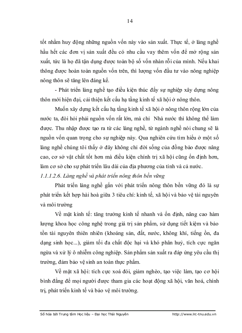 image for page Xây dựng mô hình làng nghề khu du lịch sinh thái gắn liền với phát triển nông thôn bền vững tại các xã vùng đệm Vườn quốc gia Tam Đảo thuộc huyện Đại Từ tỉnh Thái Nguyên