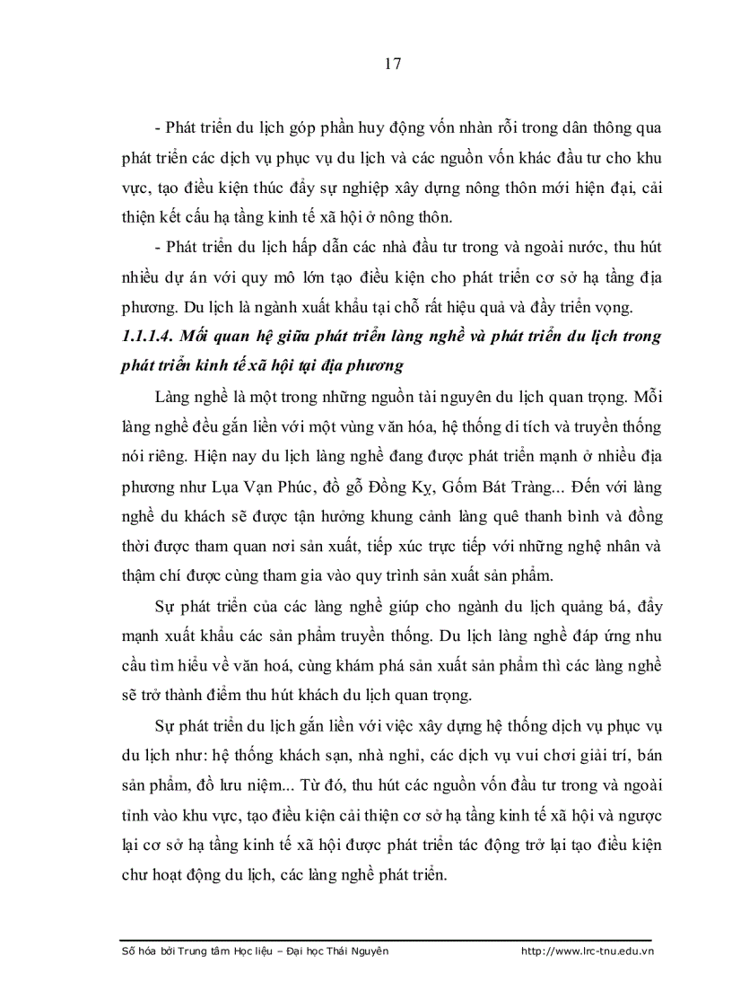 image for page Xây dựng mô hình làng nghề khu du lịch sinh thái gắn liền với phát triển nông thôn bền vững tại các xã vùng đệm Vườn quốc gia Tam Đảo thuộc huyện Đại Từ tỉnh Thái Nguyên