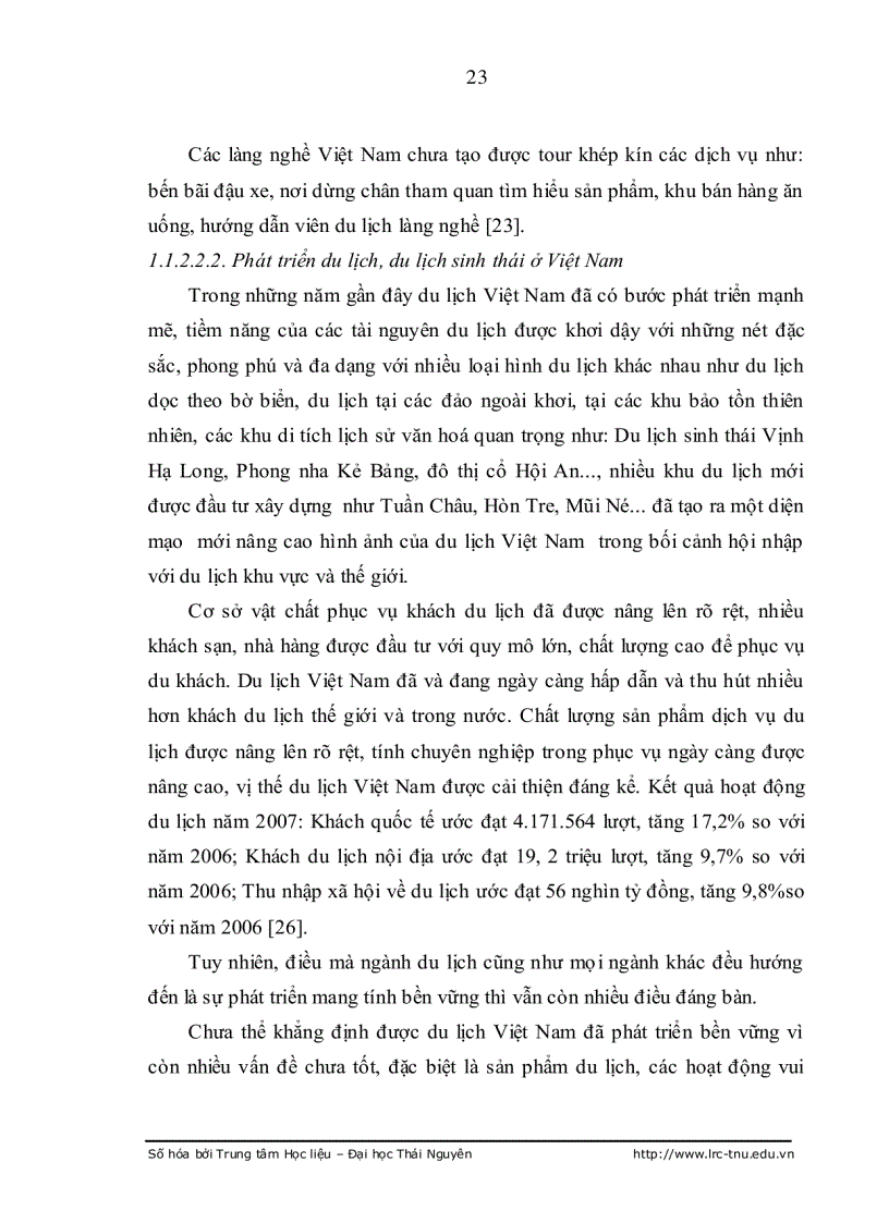 image for page Xây dựng mô hình làng nghề khu du lịch sinh thái gắn liền với phát triển nông thôn bền vững tại các xã vùng đệm Vườn quốc gia Tam Đảo thuộc huyện Đại Từ tỉnh Thái Nguyên