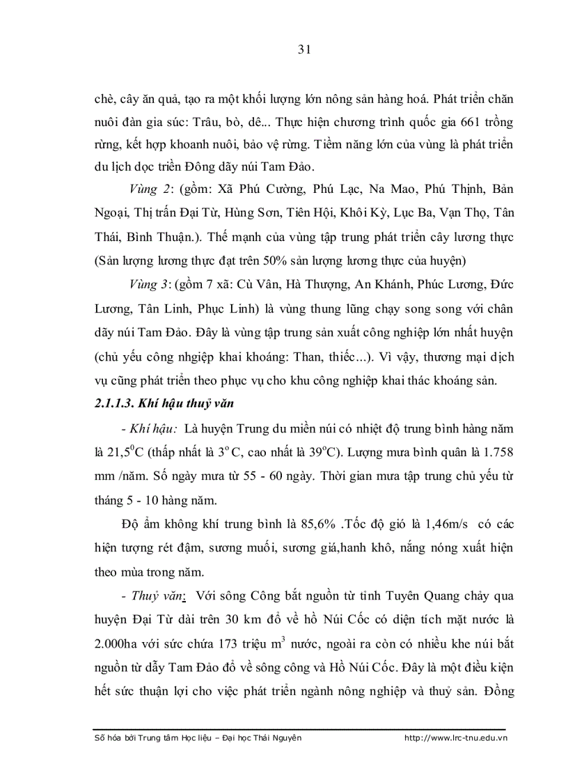 image for page Xây dựng mô hình làng nghề khu du lịch sinh thái gắn liền với phát triển nông thôn bền vững tại các xã vùng đệm Vườn quốc gia Tam Đảo thuộc huyện Đại Từ tỉnh Thái Nguyên