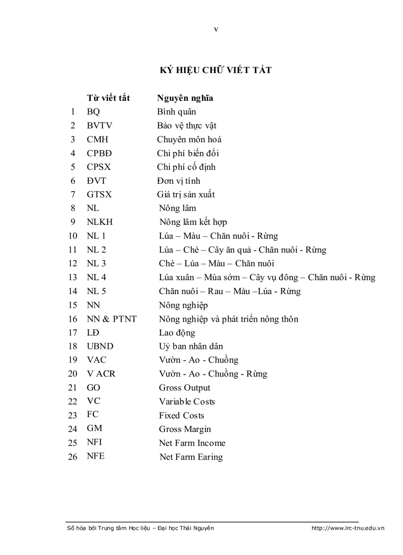 image for page Một số giải pháp nhằm phát triển kinh tế bền vững trong hệ thống nông nghiệp trên địa bàn huyện Đồng Hỷ tỉnh Thái Nguyên
