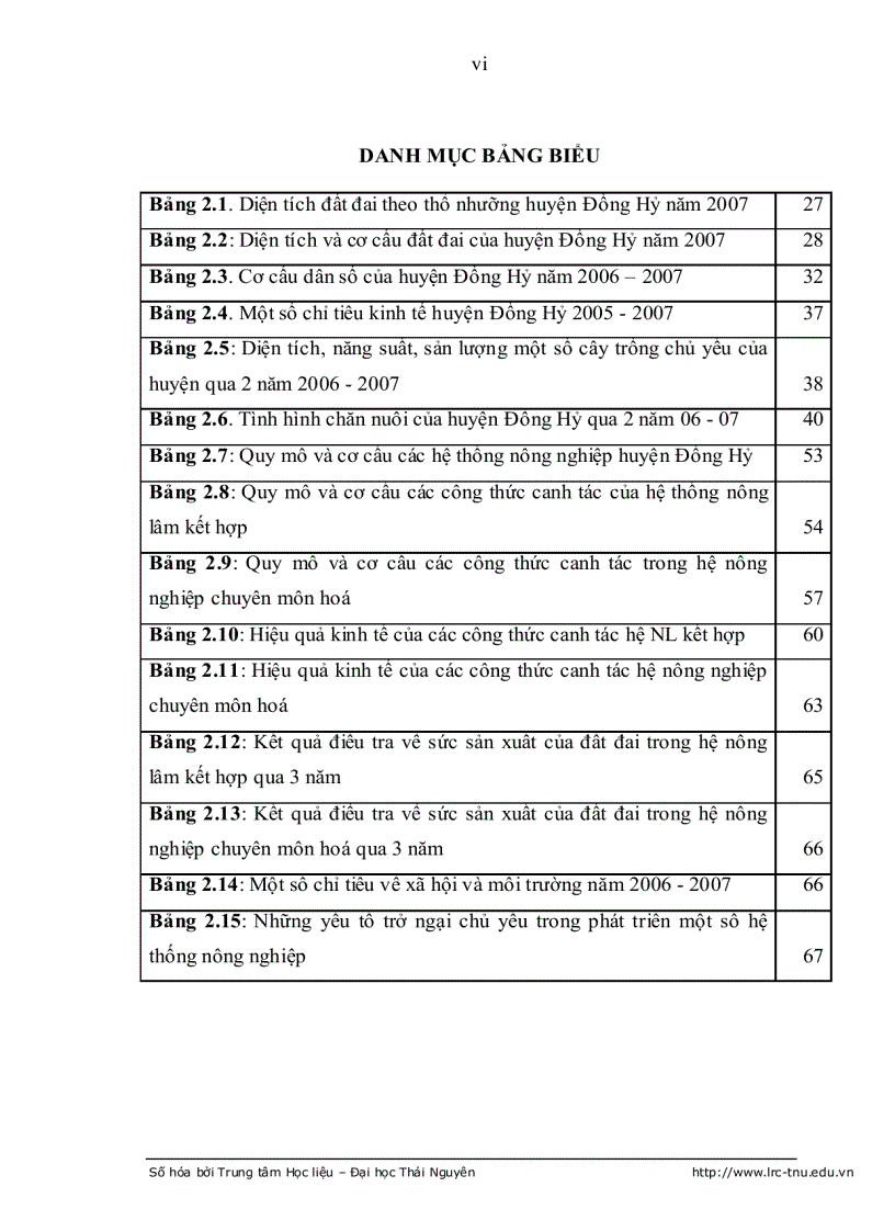 image for page Một số giải pháp nhằm phát triển kinh tế bền vững trong hệ thống nông nghiệp trên địa bàn huyện Đồng Hỷ tỉnh Thái Nguyên