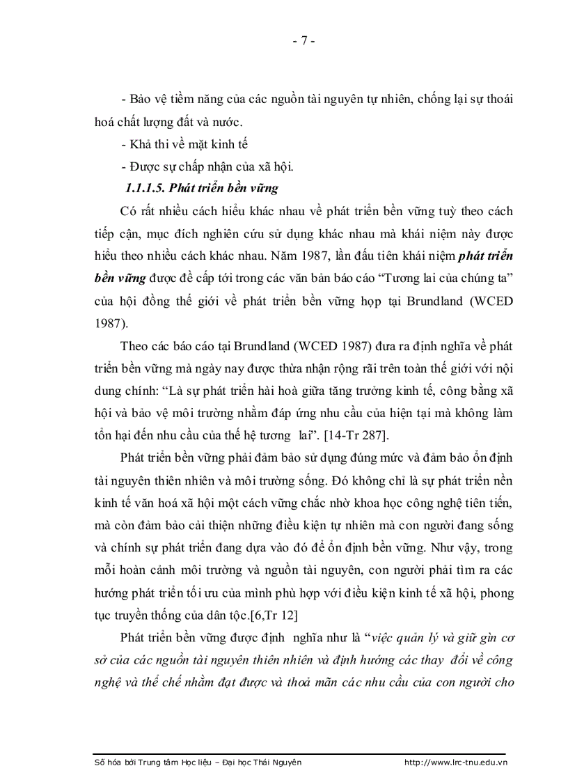 image for page Một số giải pháp nhằm phát triển kinh tế bền vững trong hệ thống nông nghiệp trên địa bàn huyện Đồng Hỷ tỉnh Thái Nguyên