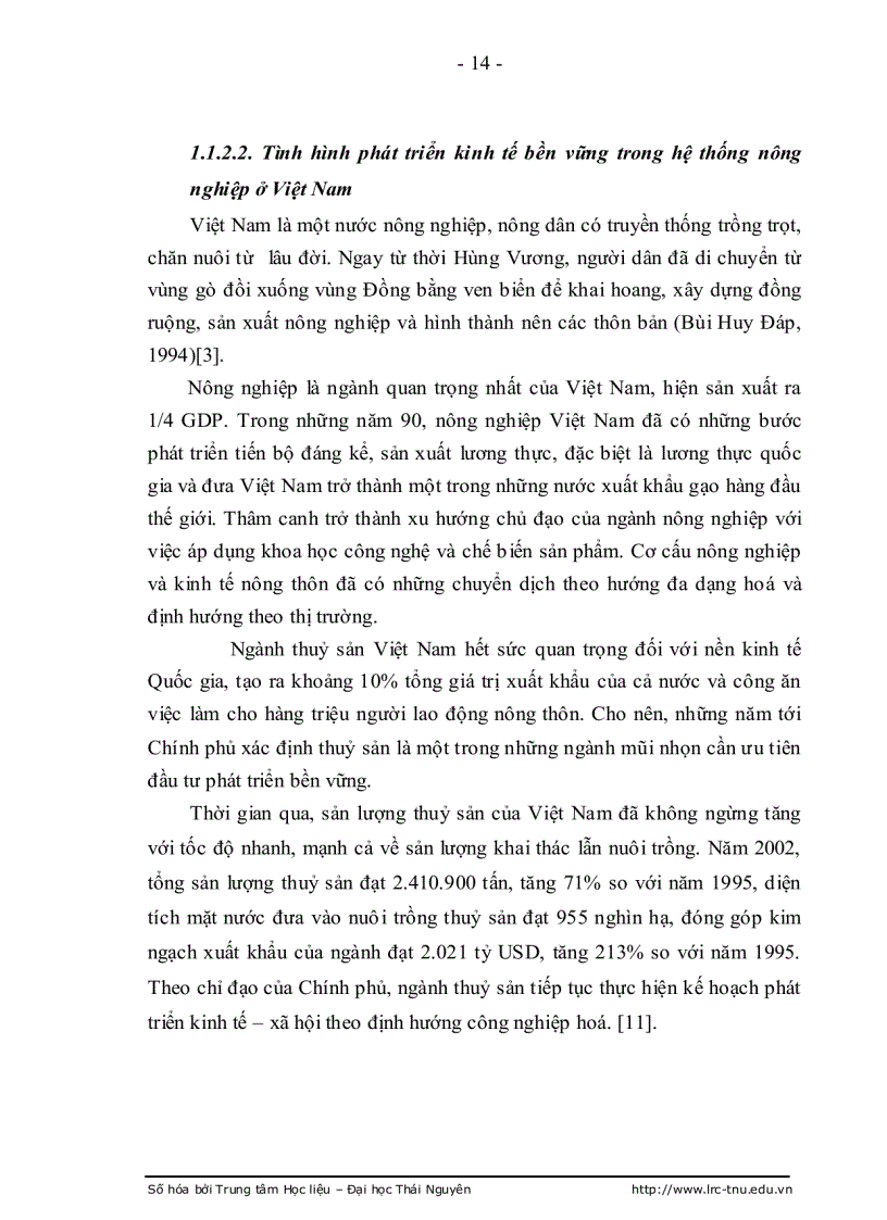 image for page Một số giải pháp nhằm phát triển kinh tế bền vững trong hệ thống nông nghiệp trên địa bàn huyện Đồng Hỷ tỉnh Thái Nguyên