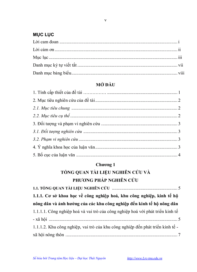 image for page Ảnh hưởng của các khu công nghiệp đến đời sống hộ nông dân ở huyện Phổ Yên tỉnh Thái Nguyên