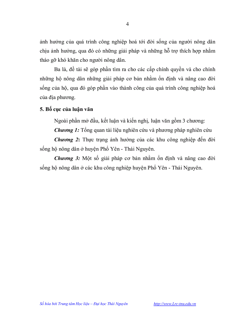 image for page Ảnh hưởng của các khu công nghiệp đến đời sống hộ nông dân ở huyện Phổ Yên tỉnh Thái Nguyên