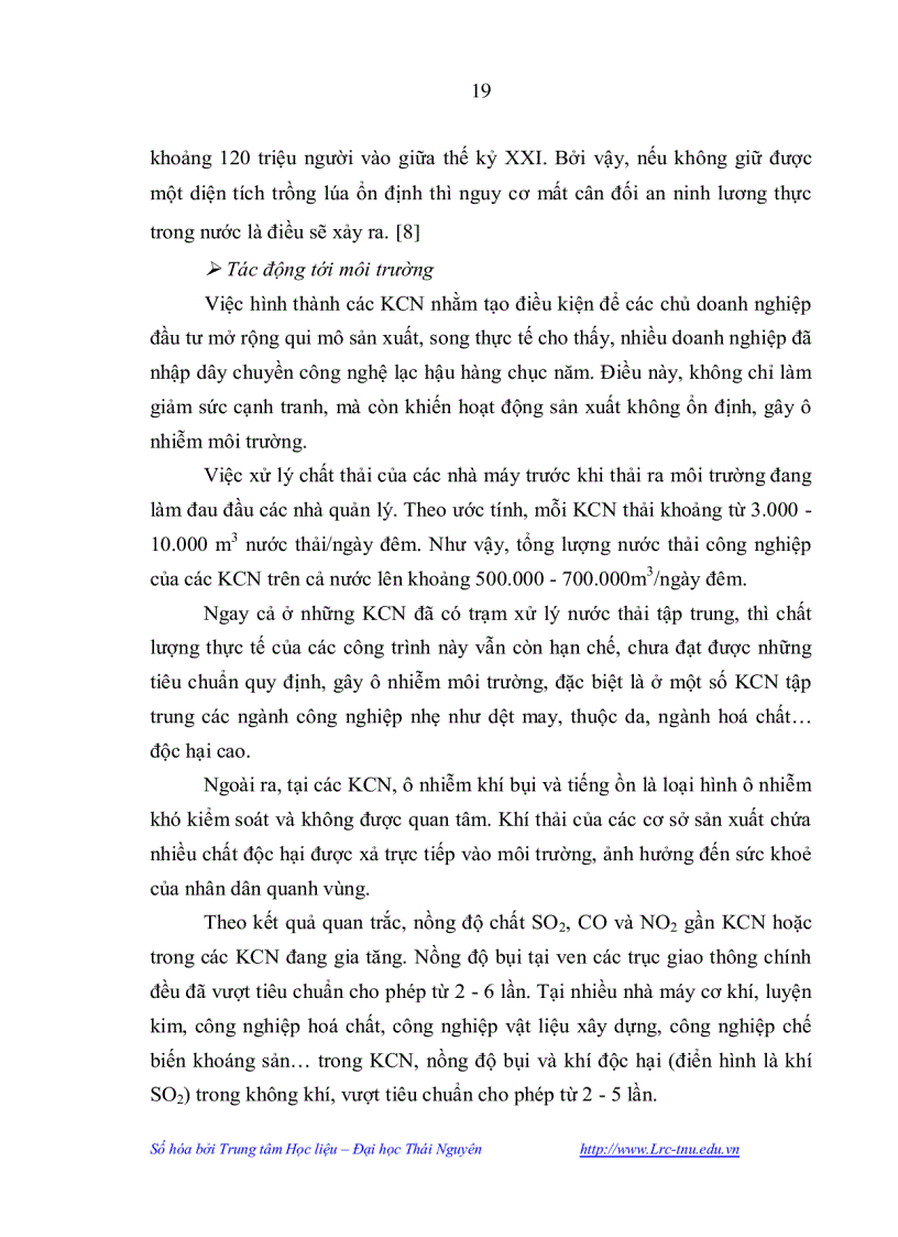 image for page Ảnh hưởng của các khu công nghiệp đến đời sống hộ nông dân ở huyện Phổ Yên tỉnh Thái Nguyên