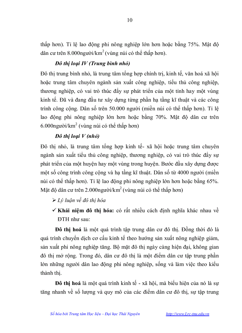 image for page Ảnh hưởng của đô thị hoá đến phát triển kinh tế xã hội của huyện Phổ Yên tỉnh Thái Nguyên