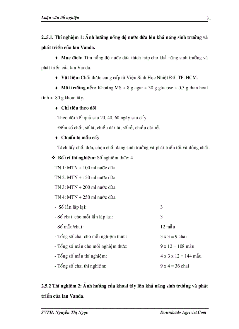 image for page Tìm hiểu ảnh hưởng của một số yếu tố môi trường lên sự tạo protocorm và sự sinh trưởng phát triển của Vanda in vitro