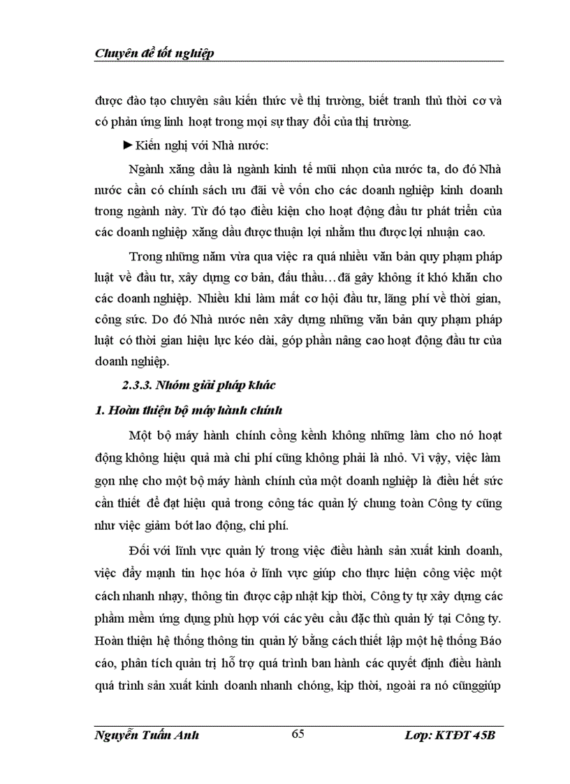 image for page Thực trạng và giải pháp tăng cường đầu tư phát triển tại Công ty xăng dầu hàng không Việt Nam