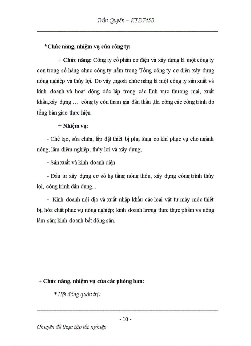 image for page Hoạt động đầu tư phát triển tại Công ty cổ phần cơ điện và xây dựng Thực trạng và giải pháp