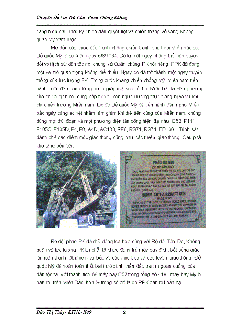 image for page Vai Trò Của Pháo Phòng Không