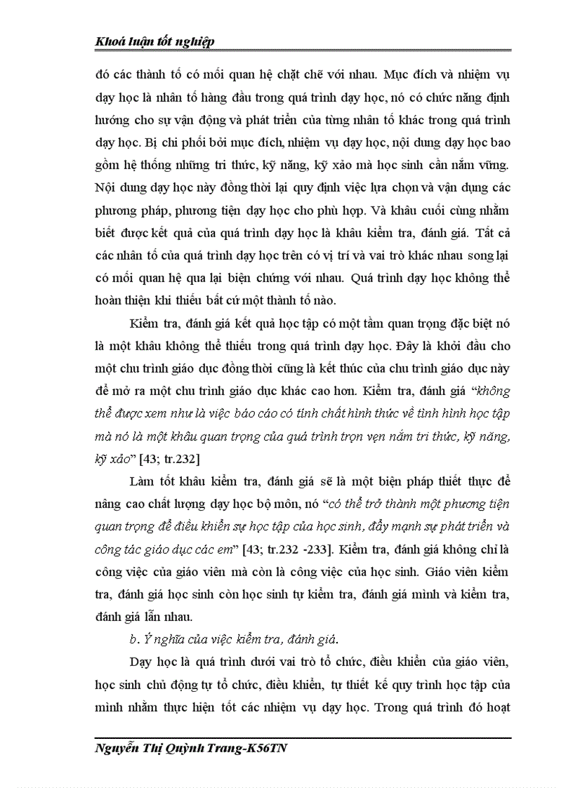 image for page Đổi mới việc kiểm tra đánh giá kết quả học tập lịch sử của học sinh trong dạy học Lịch sử Việt Nam từ năm 1954 đến năm 1975 ở lớp 12 THPT