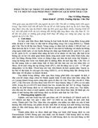 Phân tích các nhân tố ảnh hưởng đến chất lượng dịch vụ và một số giải pháp phát triển du lịch sinh thái cần thơ