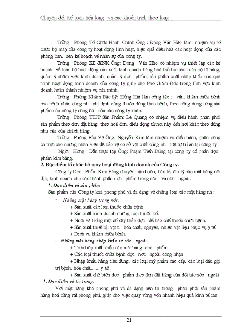 image for page Thực trạng về kế toán tiền lương và các khoản trích theo lương tại công ty dược phẩm kim bảng