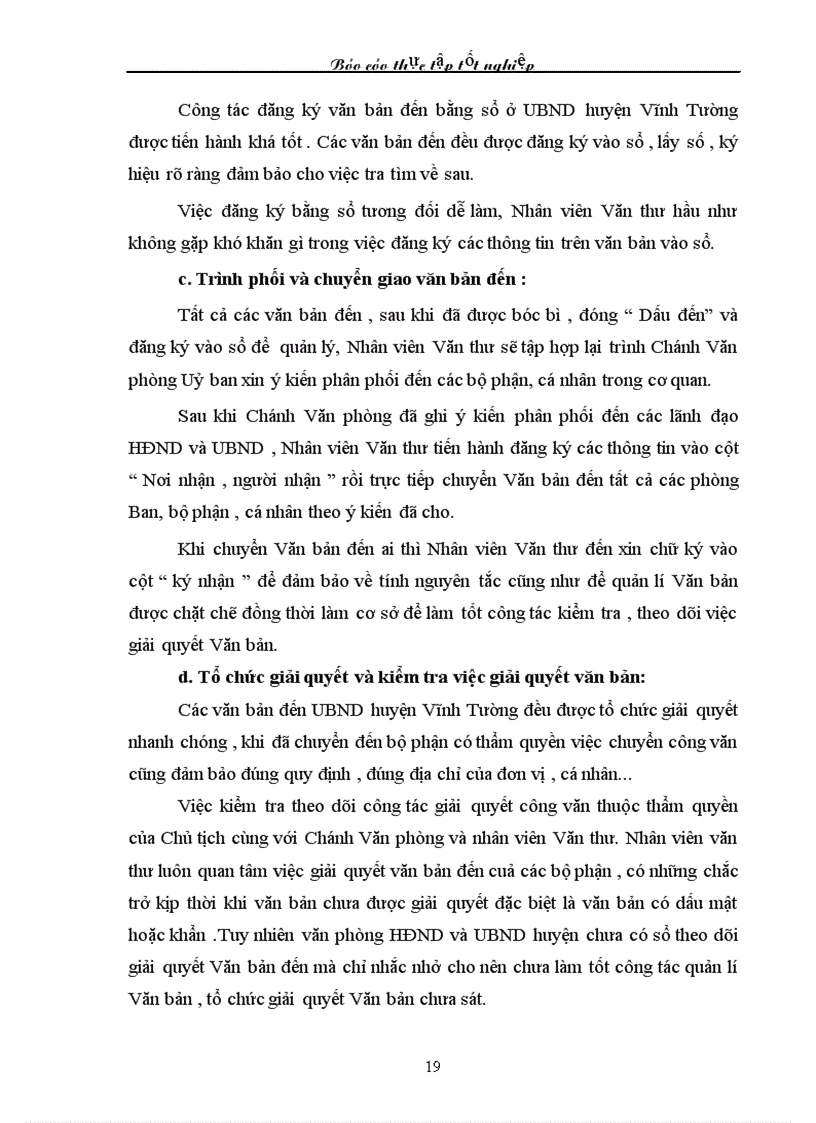 image for page Công tác Văn thư Lưu trữ và quản trị văn phòng của Văn phòng UBND Huyện Vĩnh Tường