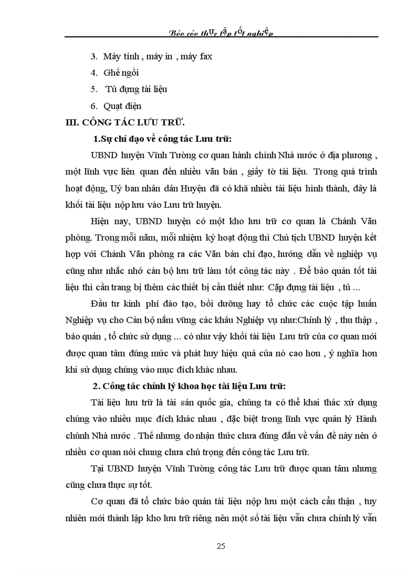 image for page Công tác Văn thư Lưu trữ và quản trị văn phòng của Văn phòng UBND Huyện Vĩnh Tường