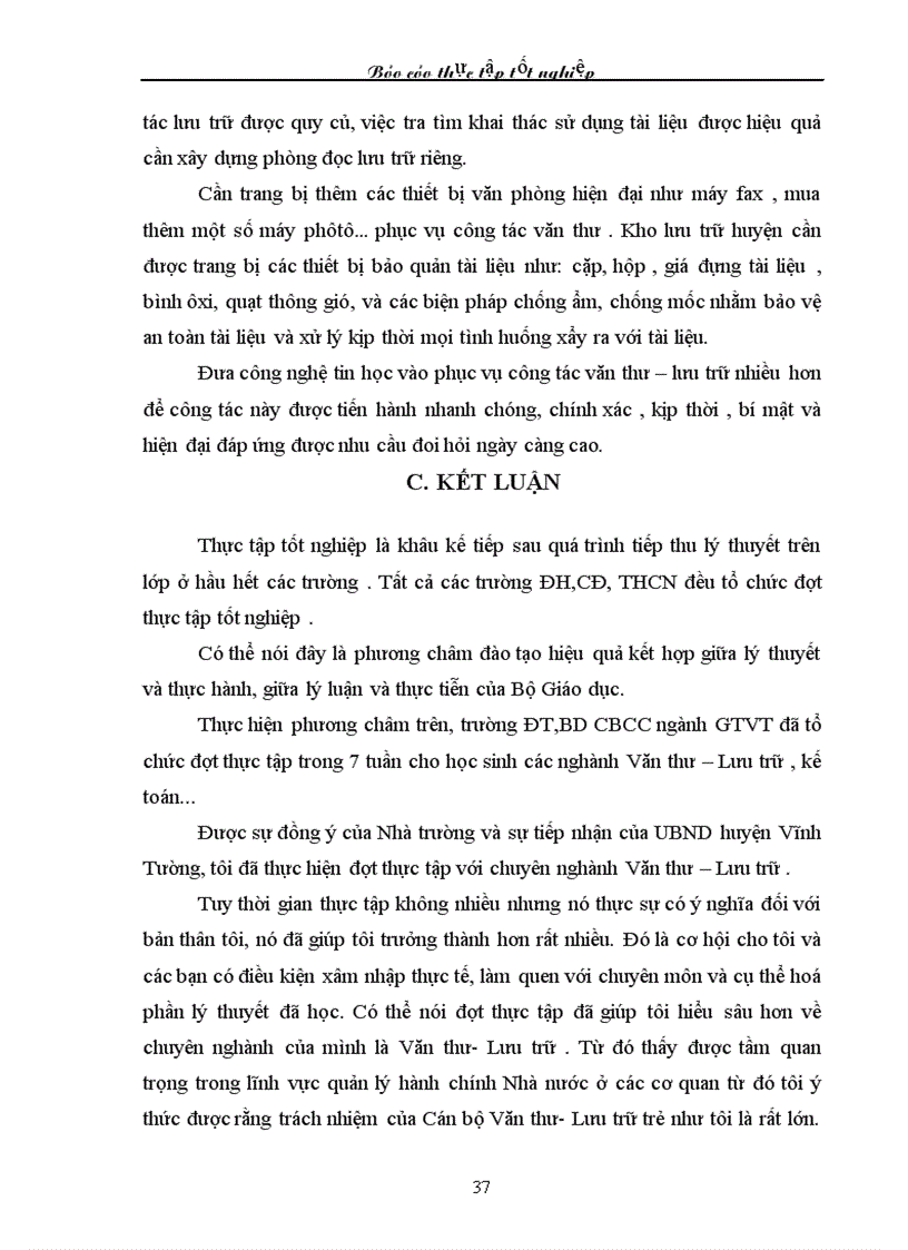 image for page Công tác Văn thư Lưu trữ và quản trị văn phòng của Văn phòng UBND Huyện Vĩnh Tường