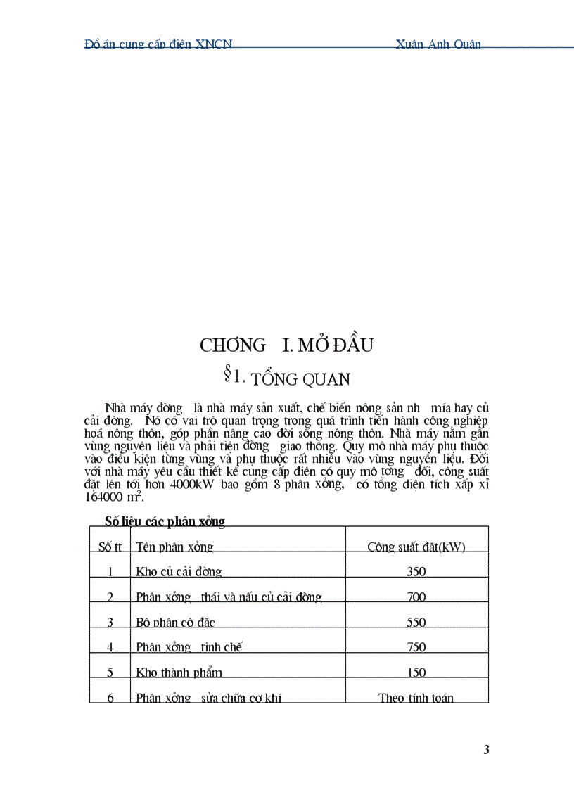 image for page Đồ án cung cấp điện XNCN